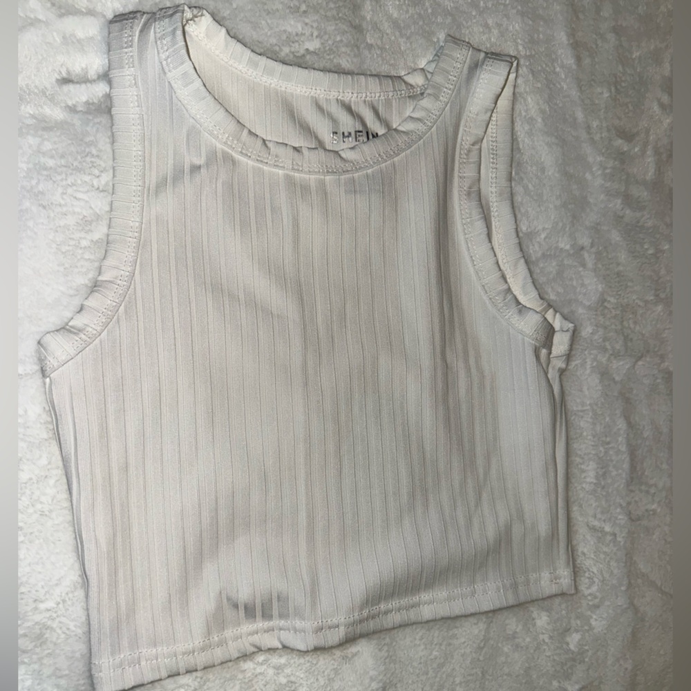 SHEIN white tank top